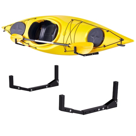 Kayak Storage Rack, Indoor & Outdoor Kayak Storage Hooks With Adjustable Lenght - 1 Pair